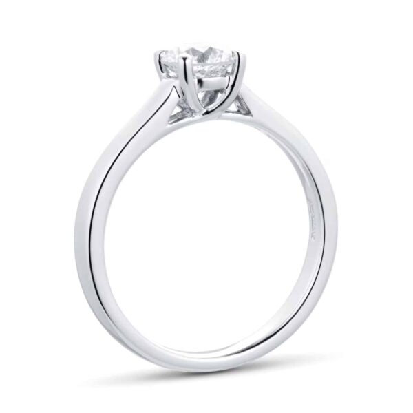 Platinum 0.70ct Diamond Solitaire Ring - Image 3